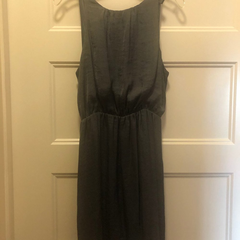 Women's Grey Peep-Back Dress